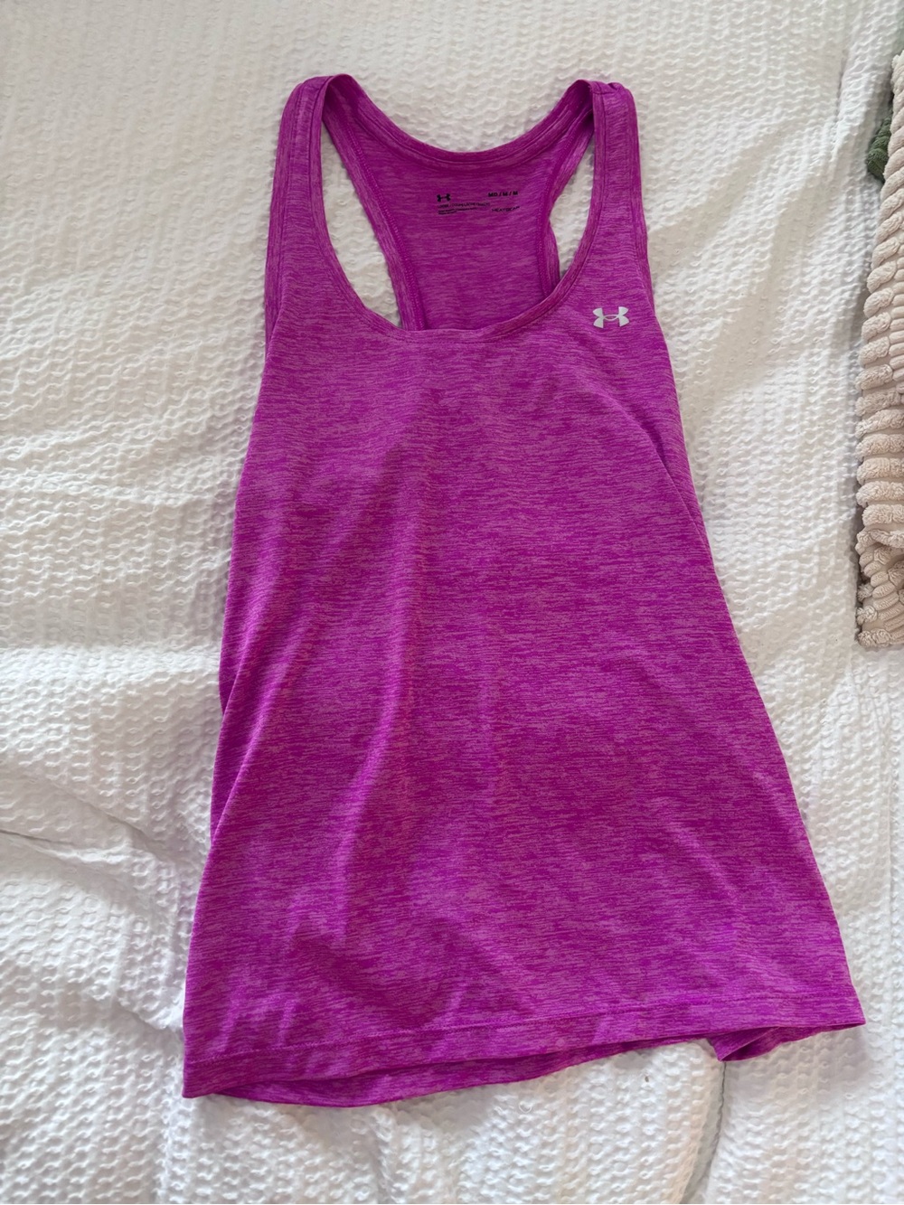 Under Armour Women's Magenta Racerback Tank Top